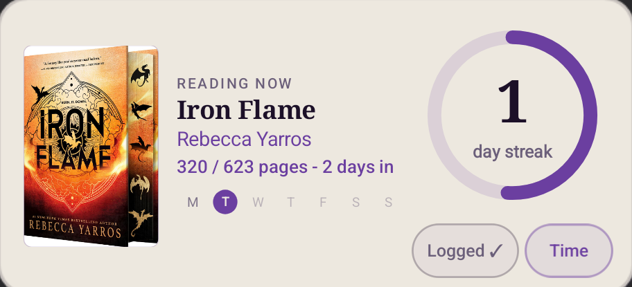 Spellbound Shelf Android reading widget